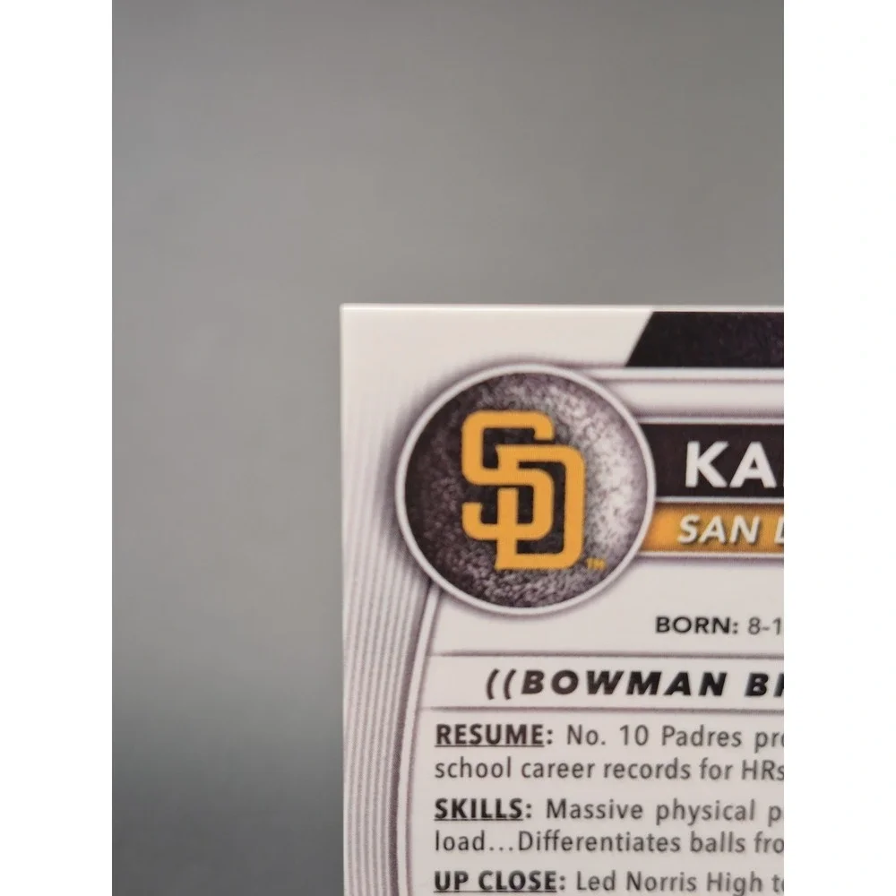 2025 Bowman Chrome Kale Fountain #CPA-KFO 1st Bowman True‎ Purple Auto /250 (AU)